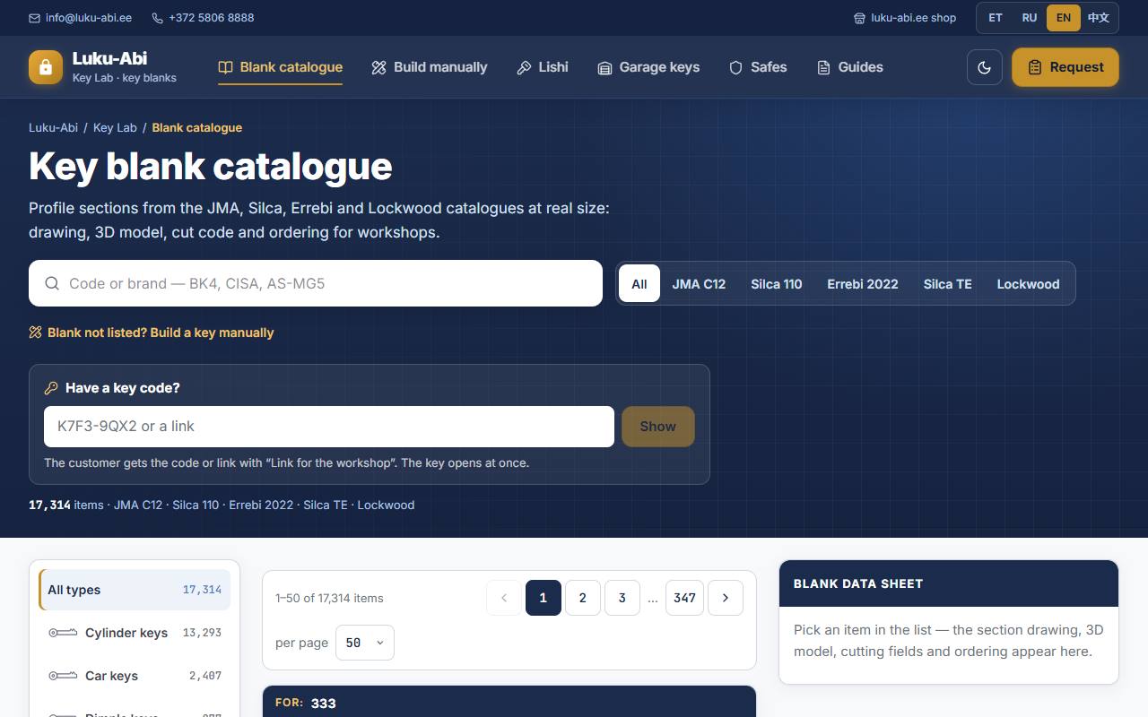 Key configurator