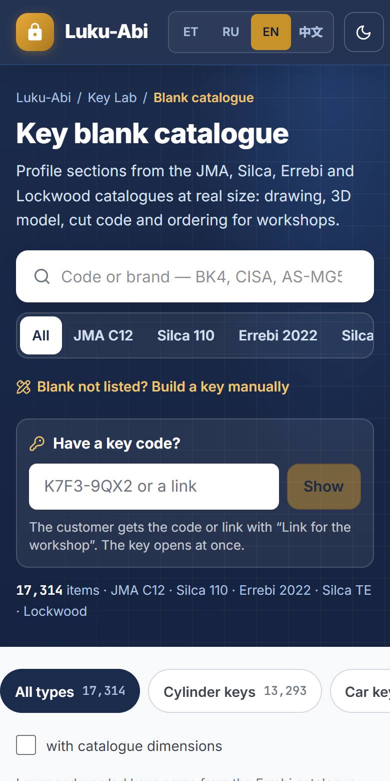 Key configurator