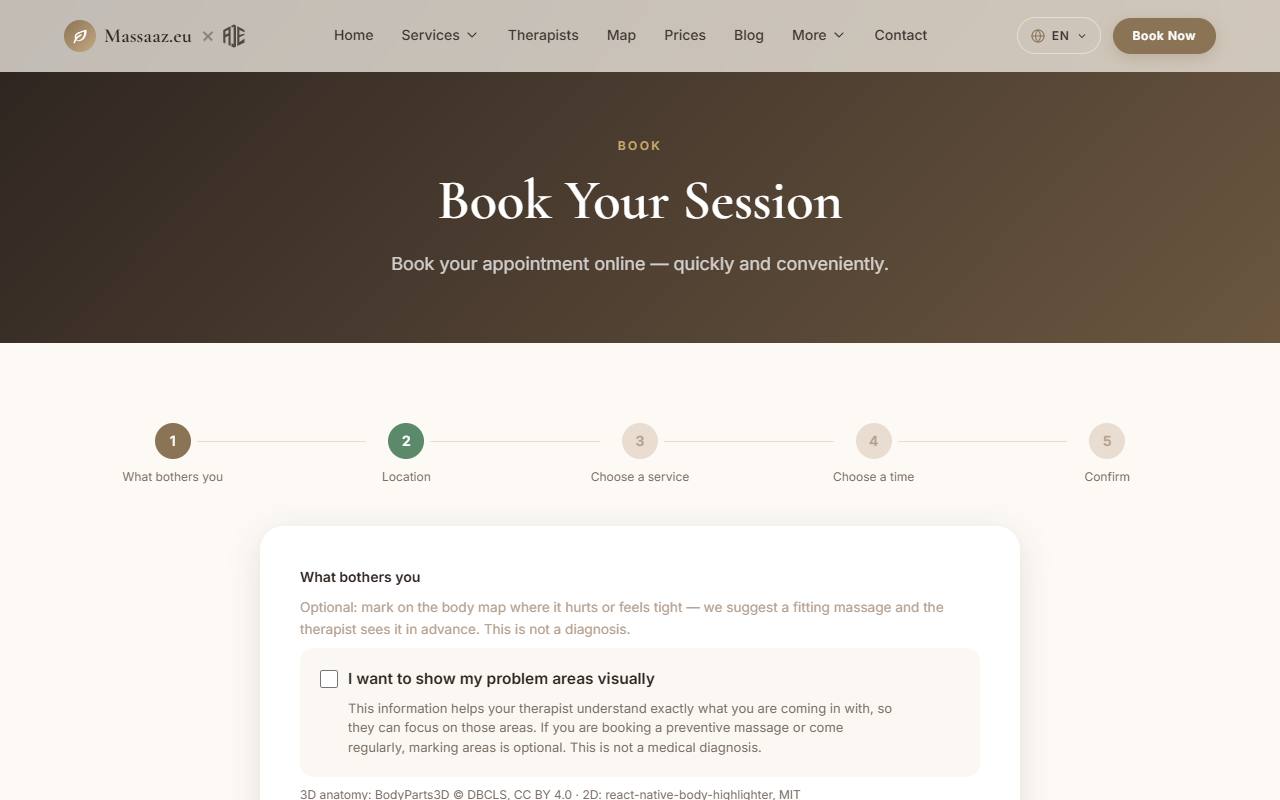 Online booking