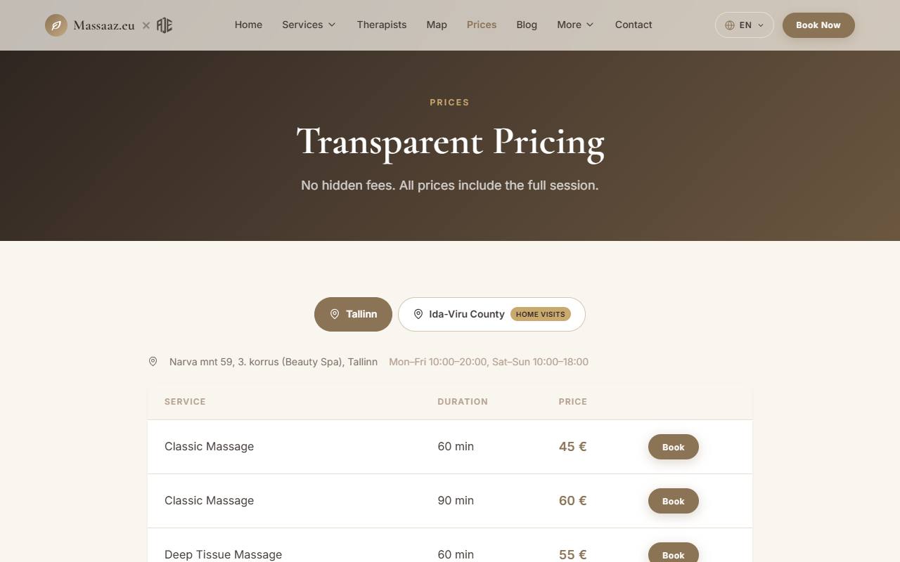Prices