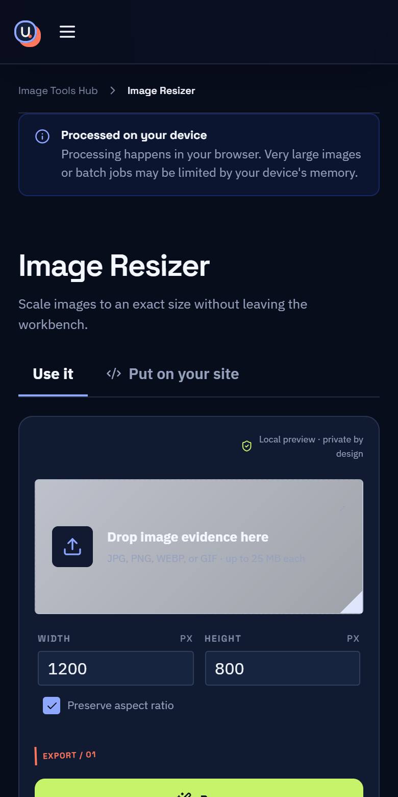 Image tool