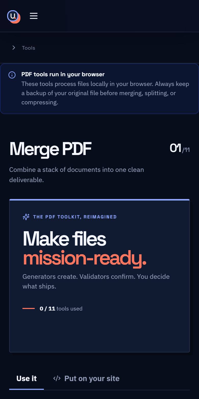 PDF tool